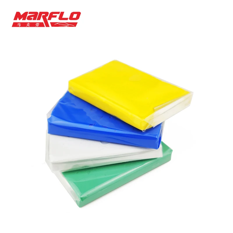 Marflo 100g Car Wash Mud Magic Clay Bar blocco di dettagli automatici per la pulizia degli strumenti di rondella per la cura della vernice