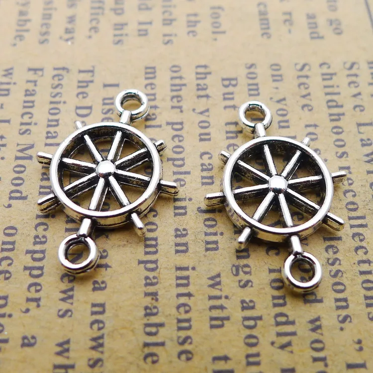 

Bulk Jewelry Bracelet Making 10 Pieces 15x20mm Antique Silver Color Boat Hook Connector