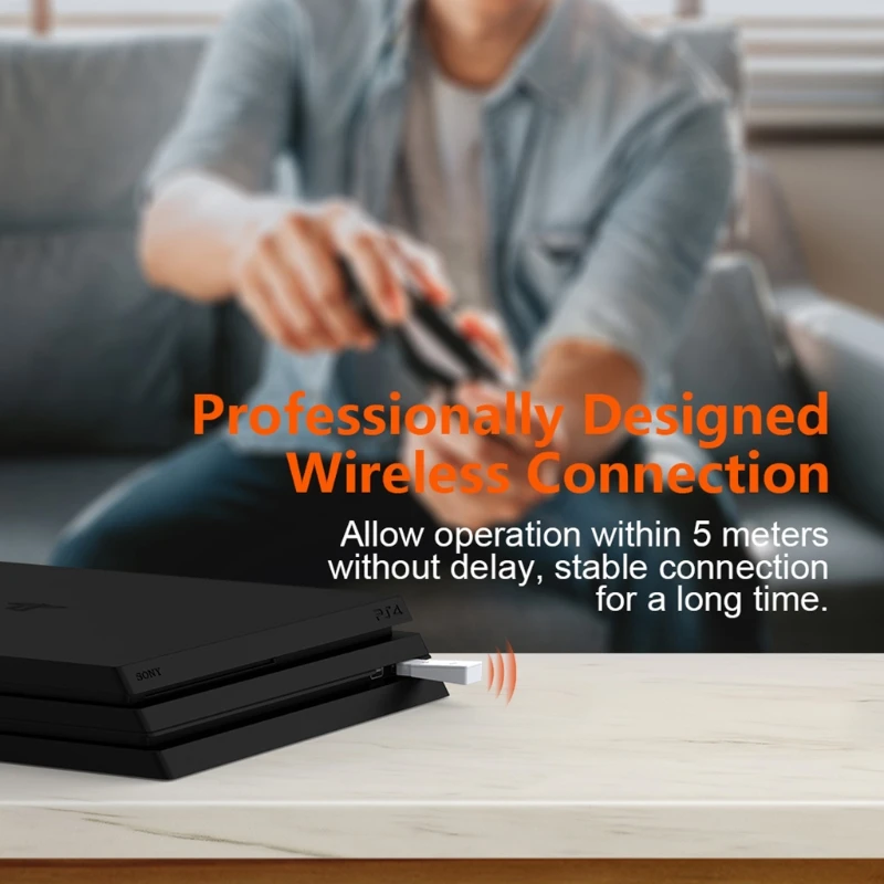 Wieloplatformowy bezprzewodowy Adapter do gier na PS5/PS4/PS3/ Switch/Switch Lite/PC obsługa platformy dla XB One S/X /Elite 2 Series Ga