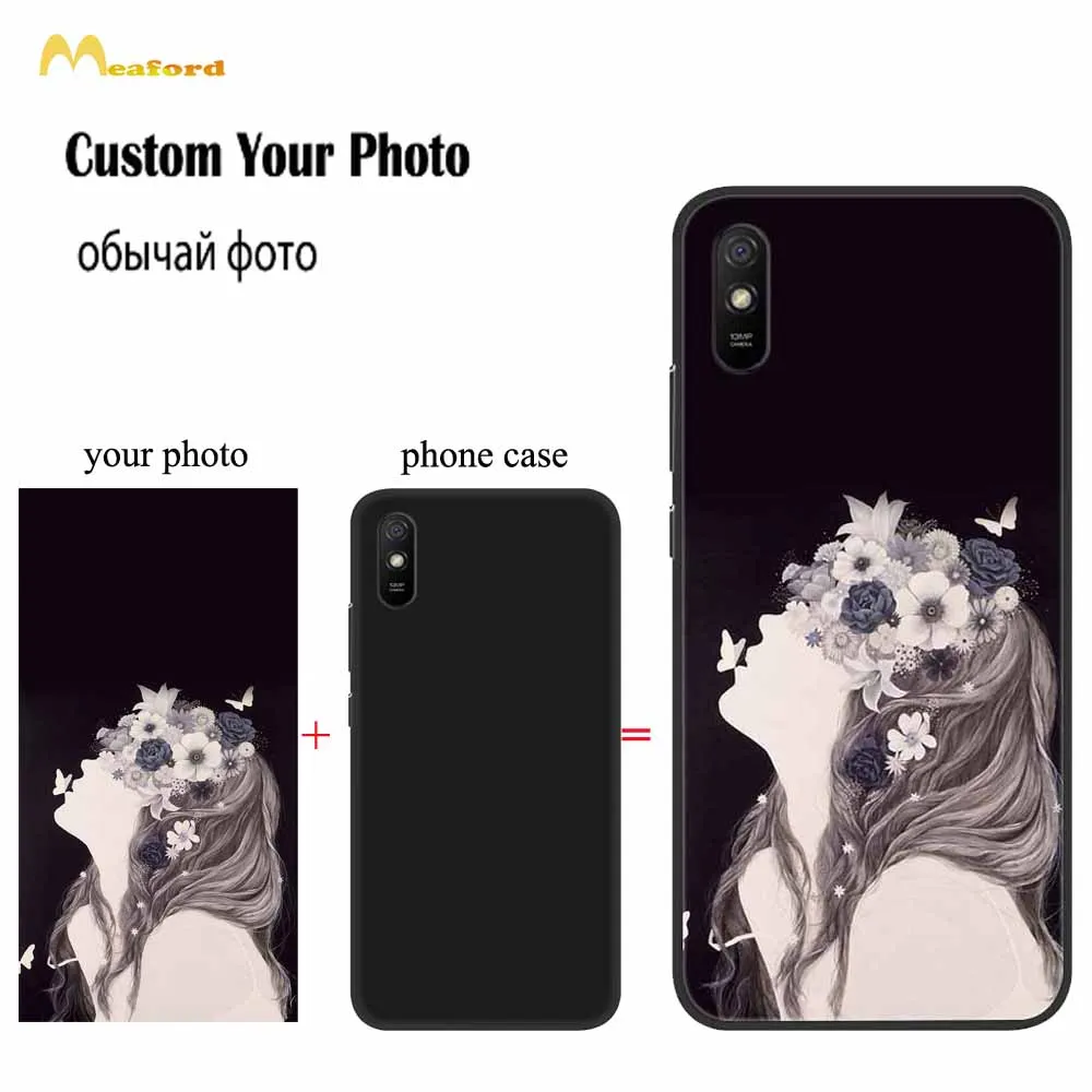 Custodie fotografiche personalizzate per Xiaomi Redmi 9A 9AT Redmi 9C NFC 9i 9T 9 8A 8 7A 7 A1 Plus Cover per telefono fai da te immagine immagine