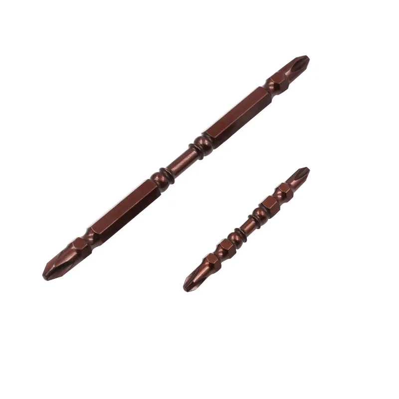 S2โลหะผสมคู่หัวไขควงไฟฟ้าชุด1/4 "ความแข็งแม่เหล็ก65มม.110มม.ไขควงบิตสกรู