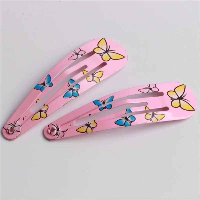 20 Stück/Set Haaraccessoires Bonbonfarben Tropfenförmige Haarspangen Prinzessinnen-Haarklammern Koreanische Haarclips Cartoon-Kopfschmuck Haarnadeln für Mädchen – Detail 7