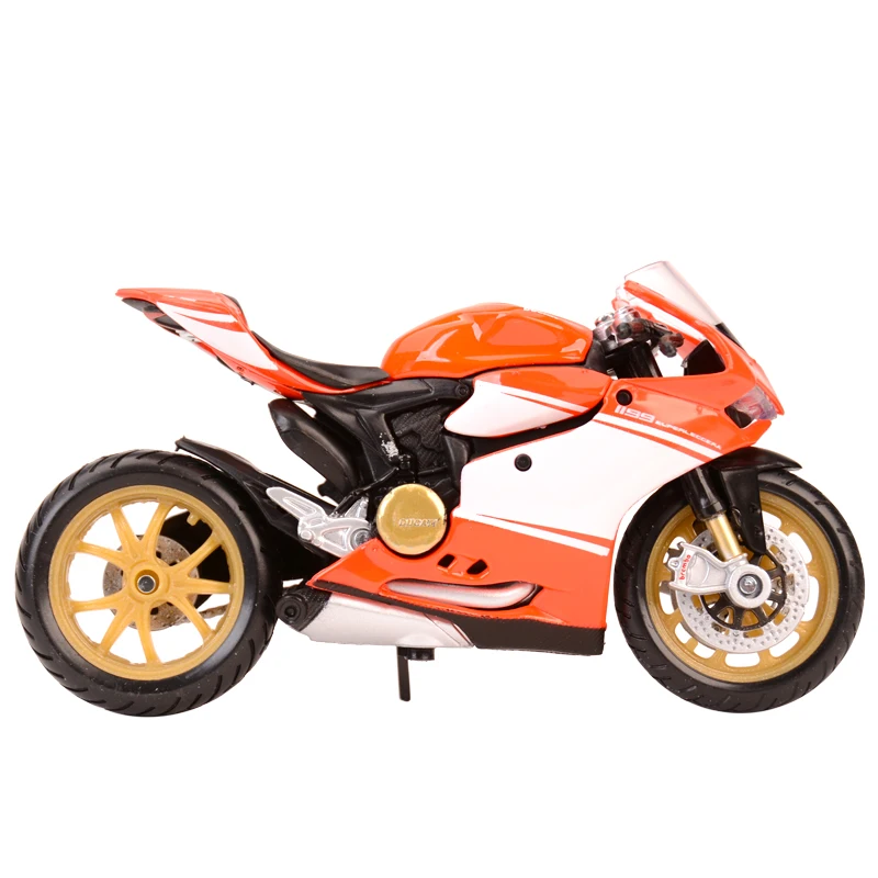 Maisto 1:18 Ducati 1199 Superleggera 2014 statik döküm araçları koleksiyon hobiler motosiklet Model oyuncaklar