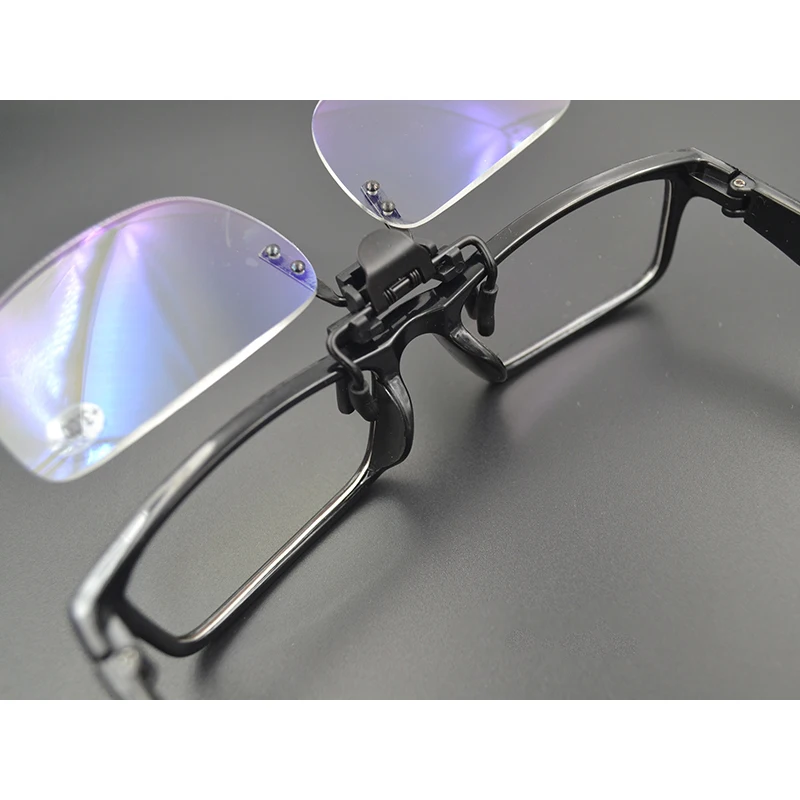 Clip On Reading Glasses Magnifier Women Men Rimless Presbyopia Spectacles Clips Lens Old Man Gift +1.0,+1.5,+2.0,+2.5,+3.0,+3.5