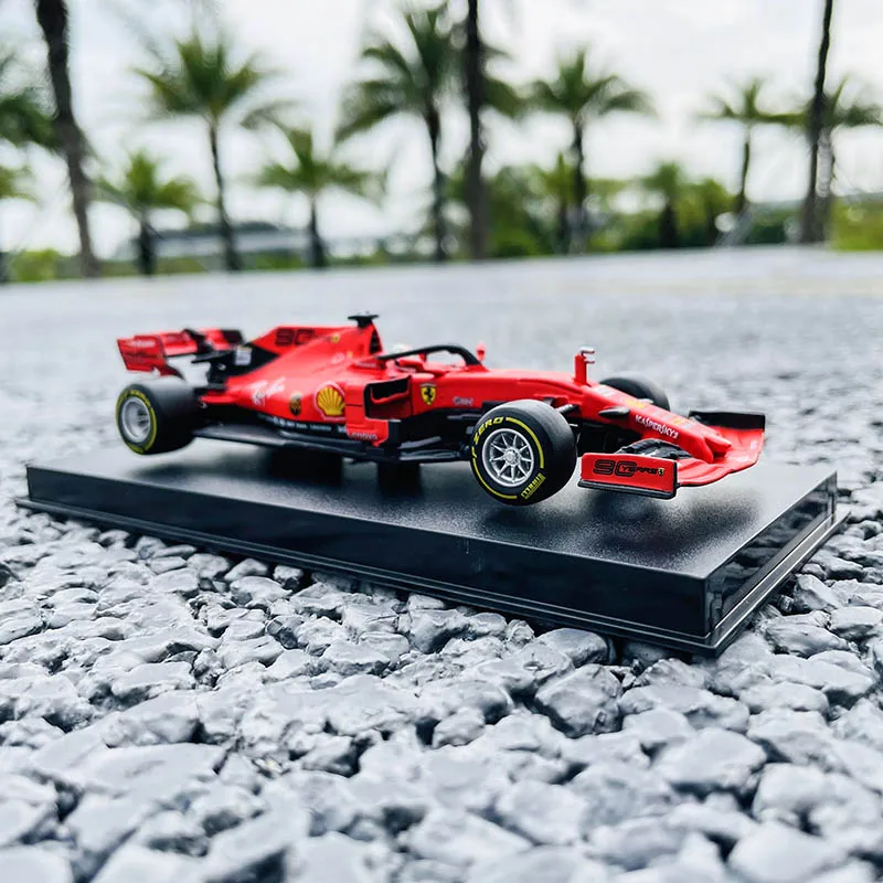 Bburago 1:43 Hardcover Edition 2019 Ferrari SF90 NO.5 F1 racing model simulation car model alloy car toy male collection gift