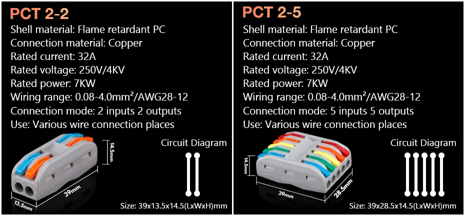 Trianglelab Mini Fast Wire Kabelverbinder Hochwertiger Kabelstecker Leitungsverbinder Heizung Thermistor MOTOR Leitungsverlängerung – Detail 1