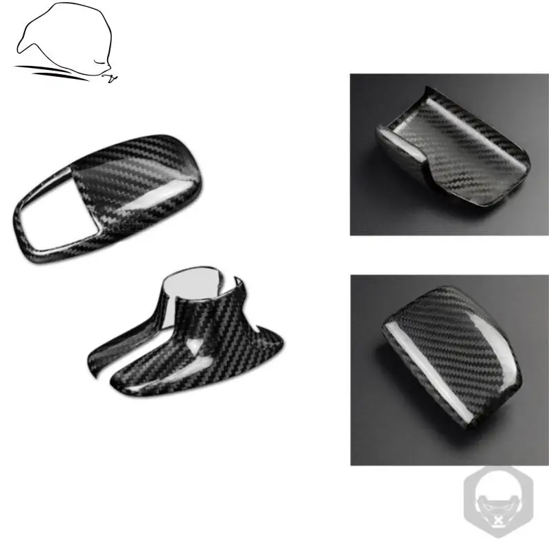 

Carbon Fiber Shifter Head Caps Gear Shift Knob Cover For Dodge Challenger Charger 2015-2019 Car Accessories Stick Interior Trim