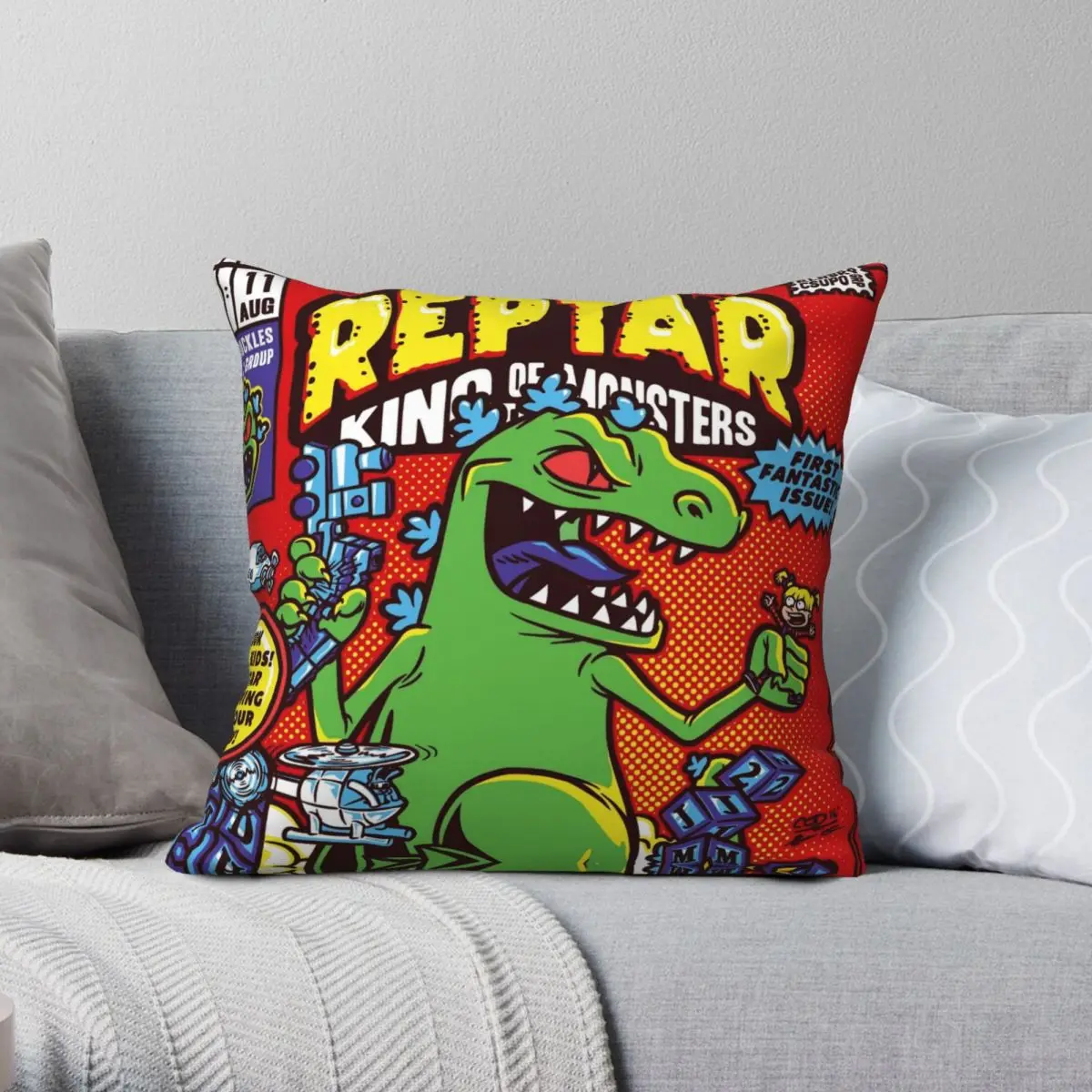 Pickles Comics Square Pillowcase Polyester Linen Velvet Pattern Zip Decorative Throw Pillow Case Sofa Cushion Case