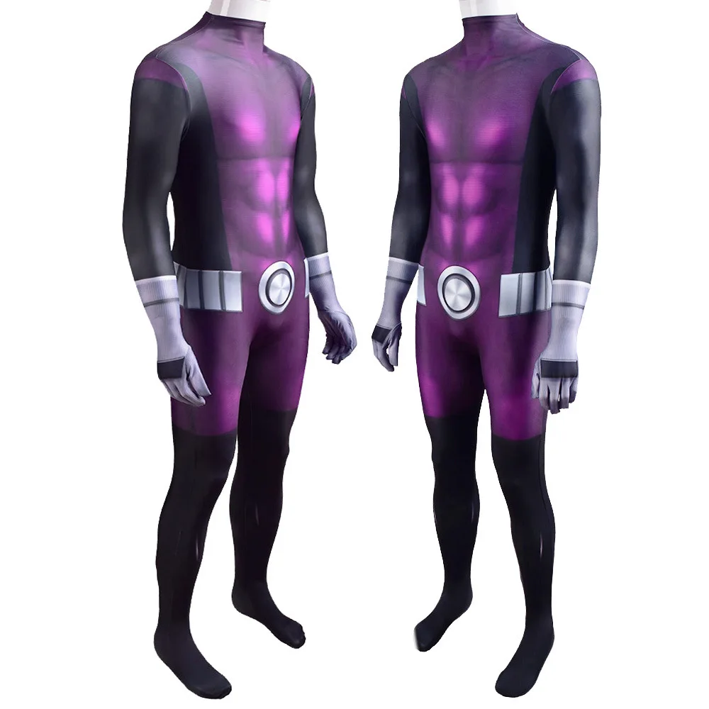 Super-herói Cosplay Costume para adultos e crianças, Titans Attack Beast, Spandex, Macacão Zentai, Bodysuit, Halloween, Menino