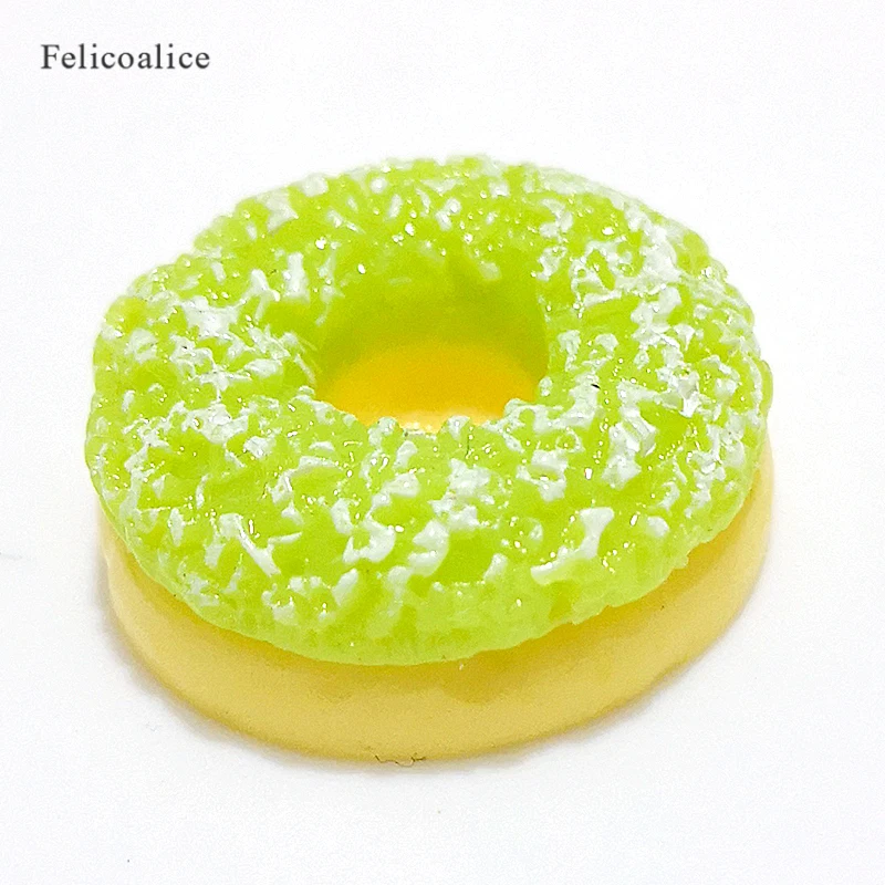 8Pcs/Lot Donuts Charms For Slimes Toys Additives Supplies Accessories DIY Filler for Fluffy Clear Crunchy Slime Clay