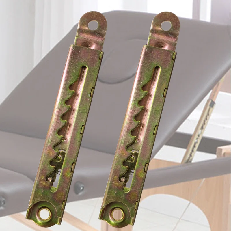 1Pair Adjusting Hinge Angle Lifting Rod 4-10 Gear Support Bracket for sofa Massage bed Student Desk Cabinet Door window Hardware