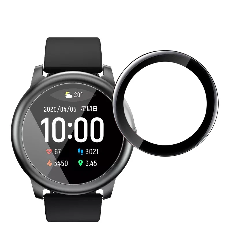 Screen Protector Film For Xiaomi Haylou Solar LS05 Smartwatch Anti-Scratch Protective 3D Curved Soft Edge Full Coverage Cover