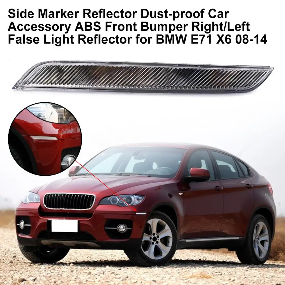 ที่มีประโยชน์ด้านหน้า False Lamp Reflector ฝุ่นน้ำหนักเบาด้านข้าง Marker Reflector ด้านหน้ากันชน