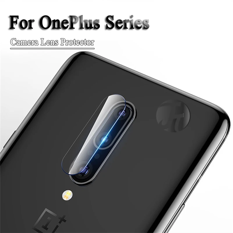 2Pcs For Oneplus 8 7  Camera Lens Clear Tempered Glass For OnePlus 8 7T Pro 6 T5 A6010 Screen Protector Film For Oneplus 6 7 5 T