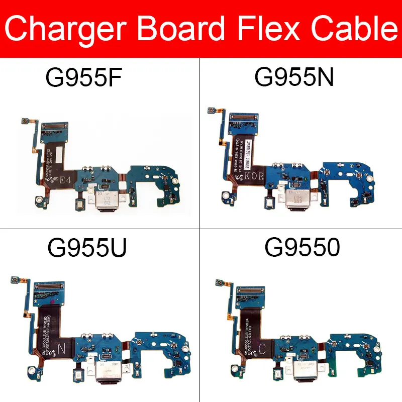 Usb Plug Charge Board For Samsung Galaxy S8 Plus G955F G955N G955U G9550 Chargring USB Jack Port Board Replacement Parts