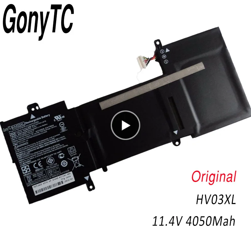 

HV03XL Laptop Battery for HP X360 310 G2 K12 HSTNN-LB7B TPN-W112 818418-421 817184-005 11.4V