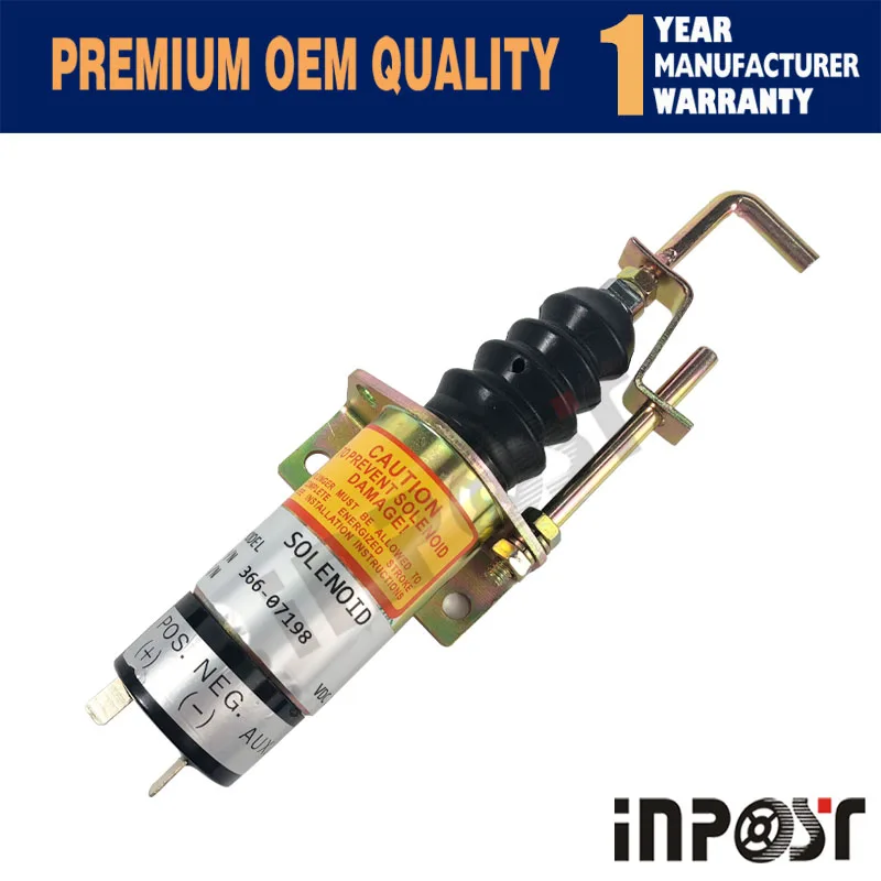 

In Stock Stop Solenoid Valve 366-07198 1502-24 24V For Lister Petter