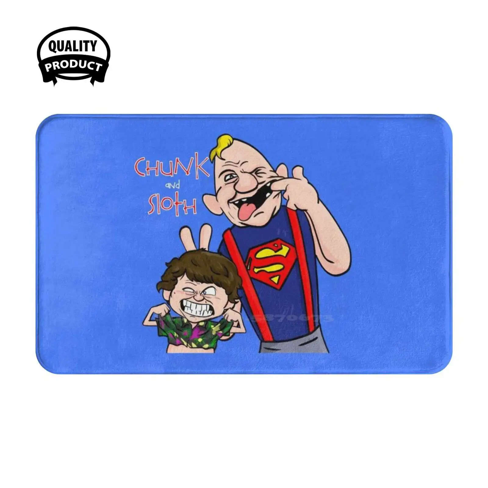 & Sloth-alfombra suave para el hogar, alfombrilla para la puerta del coche, película de Goonies de los 80, Nostalgia, Gordi, Sloth, superhéroe, aventuras, Calvin Hobbes