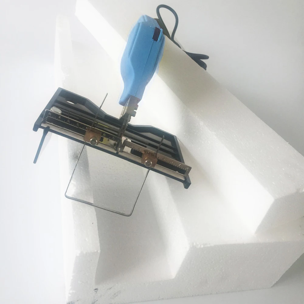 Ręczna elektryczna pianka cięcie na gorąco nóż rowkowanie nóż do rzeźbienia rzeźba gąbka cięcie z ostrzami (z dużą płytą do dłutowania)