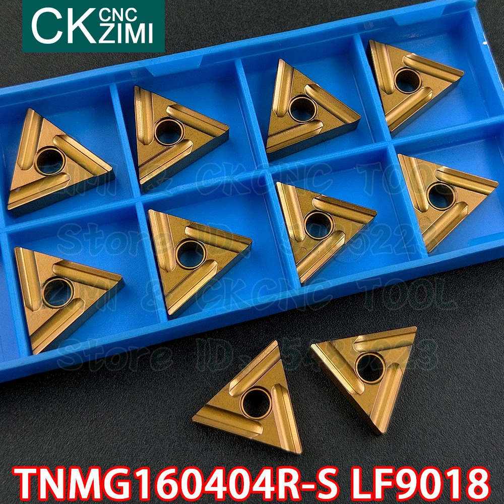TNMG160404R-S LF9018 TNMG 160404R S LF9018 كربيد الشق الداخلية الخارجية تحول إدراج آلة خرط تعمل بالتحكم الرقمي بواسطة الحاسوب أدوات تقطيع للصلب