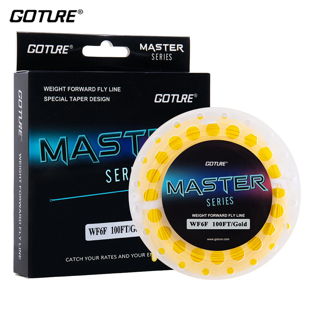 Goture Master Fly Fishing Line Weight Forward Floating Fishing Line High Quality #2-#10 90FT/100FT For Fly Fishing Accessories