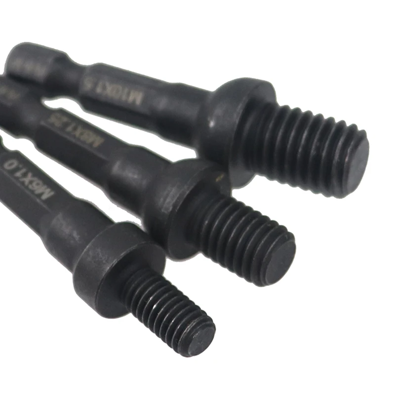 Socket Adapter 1/4" Hex Shank Socket Set For Metal Screws Self-Tapping Chuck 6/8/10mm Embedded Lock Nuts Woodworking Tools