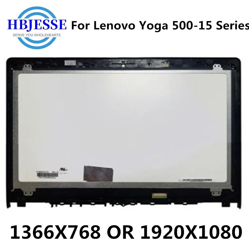 For Lenovo Yoga 500-15 Yoga 500-15IBD 80N6 Yoga 500-15ISK 80R6 Yoga 500-15IHW 80N7 LCD Display Touch Screen Assembly + Bezel