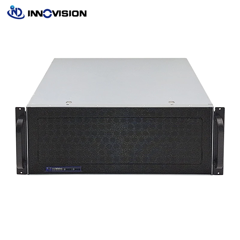 4U Industrial Rack Mount Case 480MM Depth Support 15HDD Storage Server Chassis IPFS Server Max Install 12x13 inch Motherobard