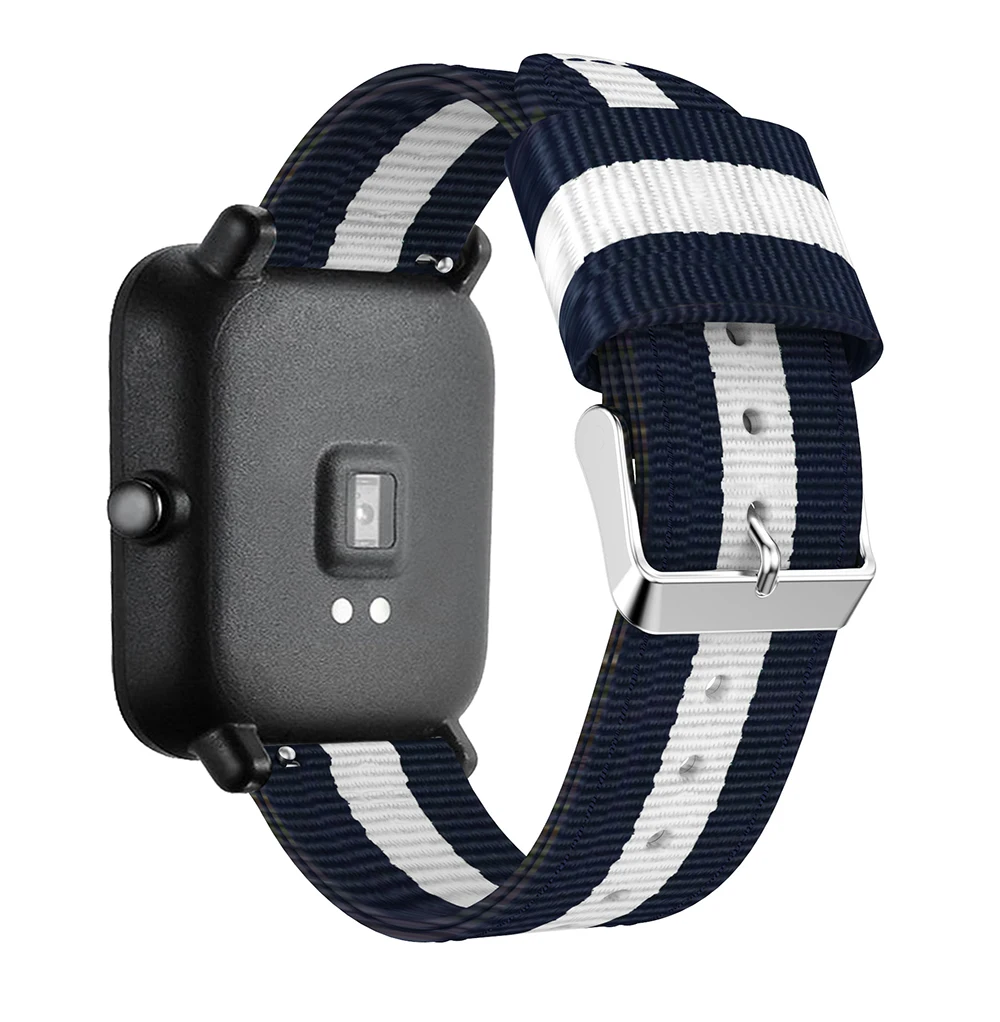 Neues Nylon-Armband für Amazfit Bip Lite Youth 20mm Uhrenarmband Ersatz für Xiaomi Huami Amazfit GTS Bit Band Armband Handgelenkschlaufe – Detail 6