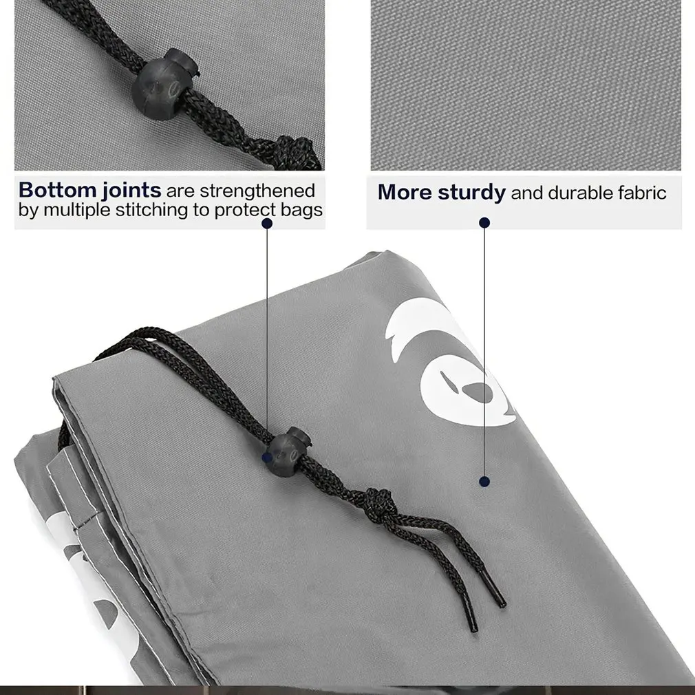 Large Nylon Laundry Bag Wash Travel Storage Pouch Machine Washable Dirty Clothes Organizer Wash Drawstring Bag For Home