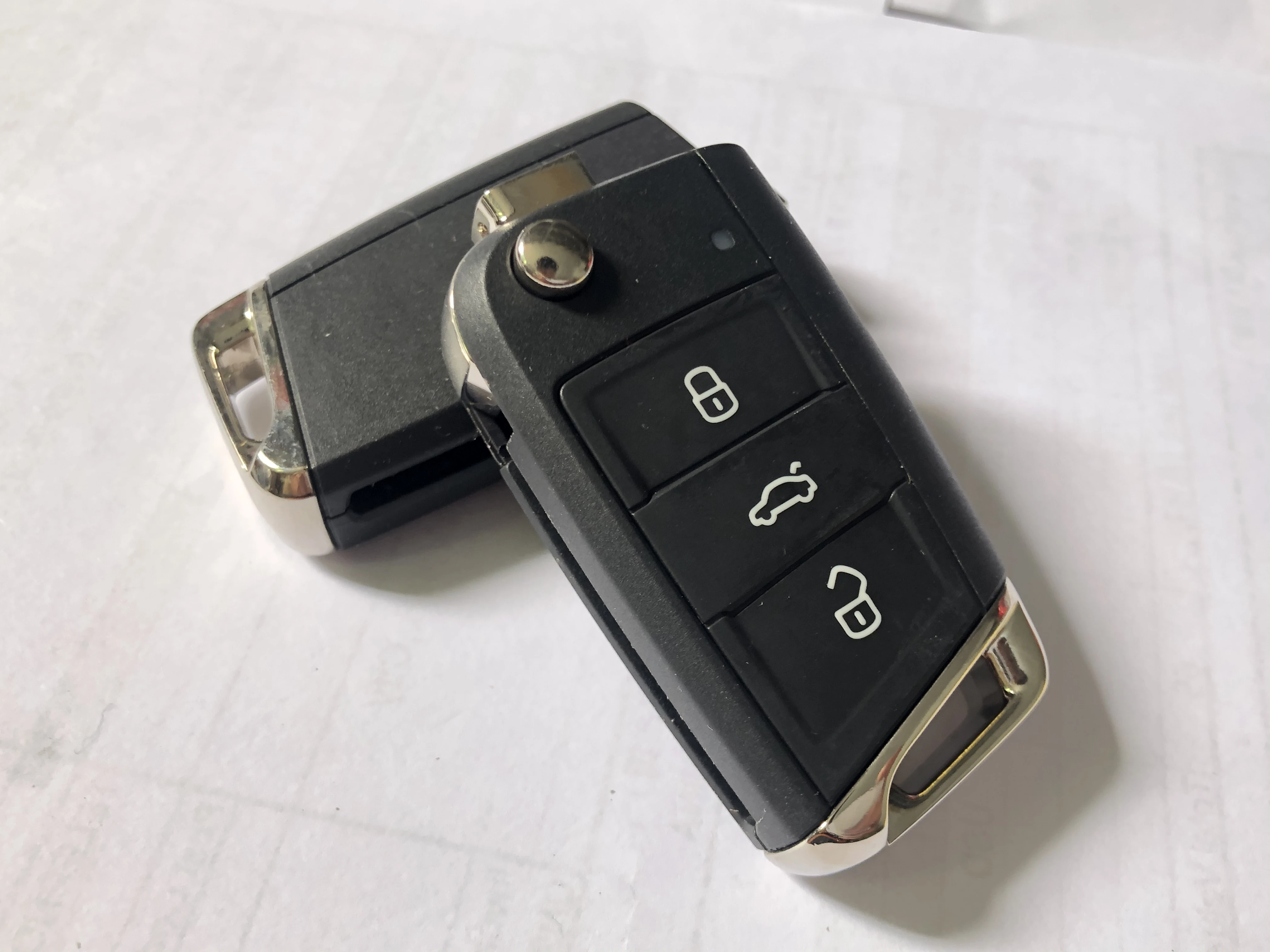 CN001067 FCC 5G0 959 752 BC For Vw Golf Polo Touran Etc 3 Button Flip Key Remote 434mzh MQB Keyless GO