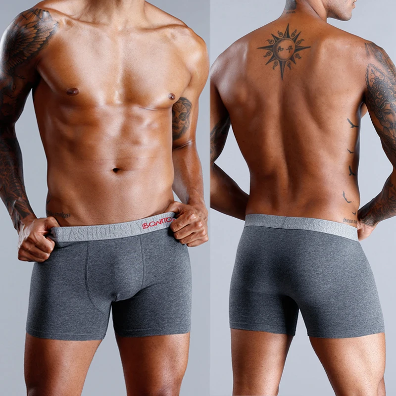 4PCS Boxers For Mens Underwear Sexy Men\'s Panties Lot Cotton Boxershorts Man Undrewear Comfortable Underpants Male Boxer Shorts