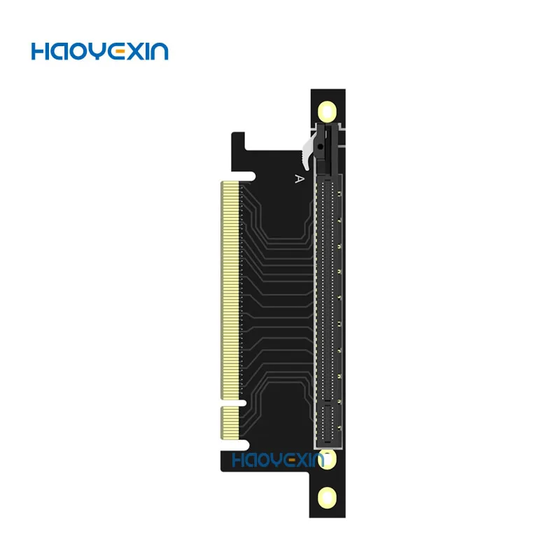 Hyx pcie riser-adaptador para 2u, modelo global, cartão riser, 16x, graus, para computadores, chassi de servidor