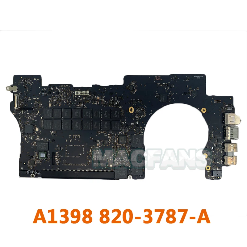 Imagem -03 - Placa-mãe Original A1398 para Macbook Pro Rerina 15 A1398 Placa Lógica 2.3ghz 16gb 8203787-a 820-3662-a 2013 2014