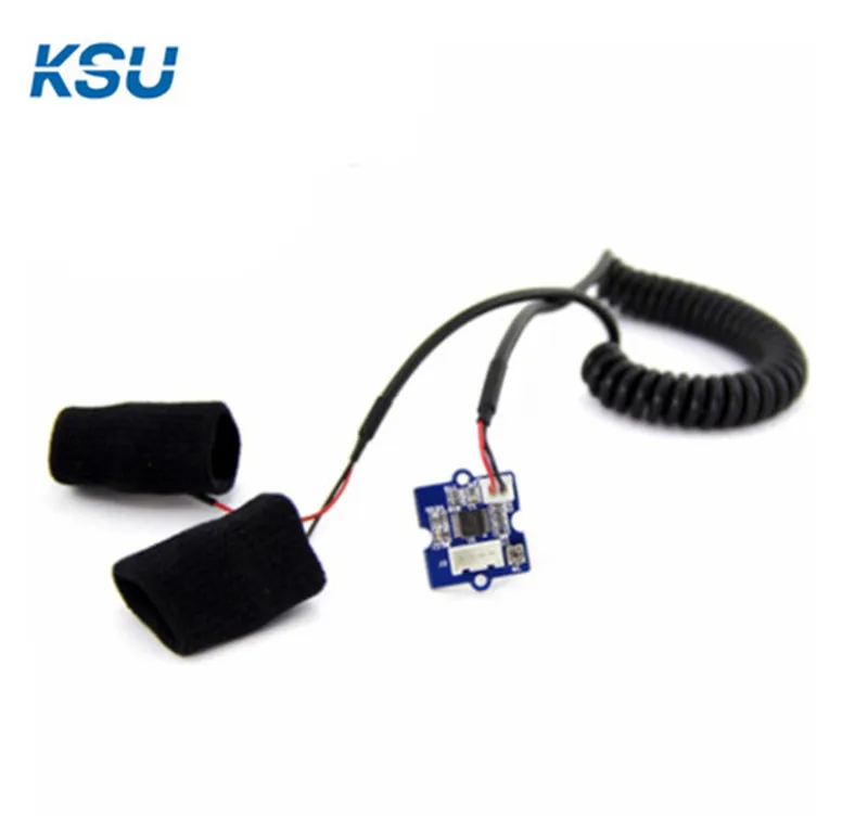 

Grove GSR Skin Current Sensor, Measuring Skin Resistance Electrical Conductivity Fingertip Grove -GSR Module FZ3294