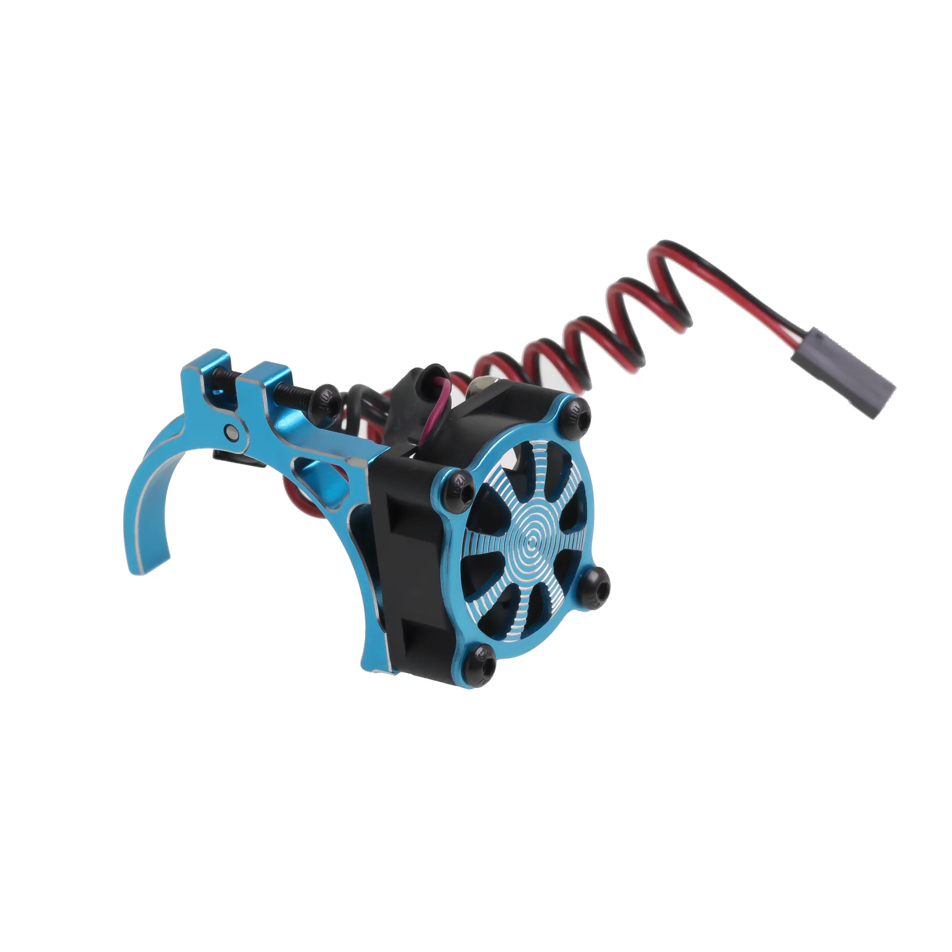 36mm Metal Motor Cooling Fan Adjustable Radiators 34~38mm for TRX4 SCX10 RC Car Upgrade Accessories Red/Blue/Black/Gold Optional