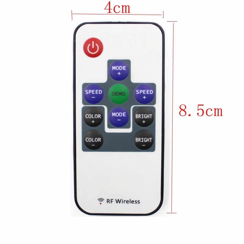 DC 5V-12V-24V RGB RF Wireless Mini LED Controller Remote Driver Dimmer for LED Strip Light SMD 5050 2835 3528 2835 3014 5630