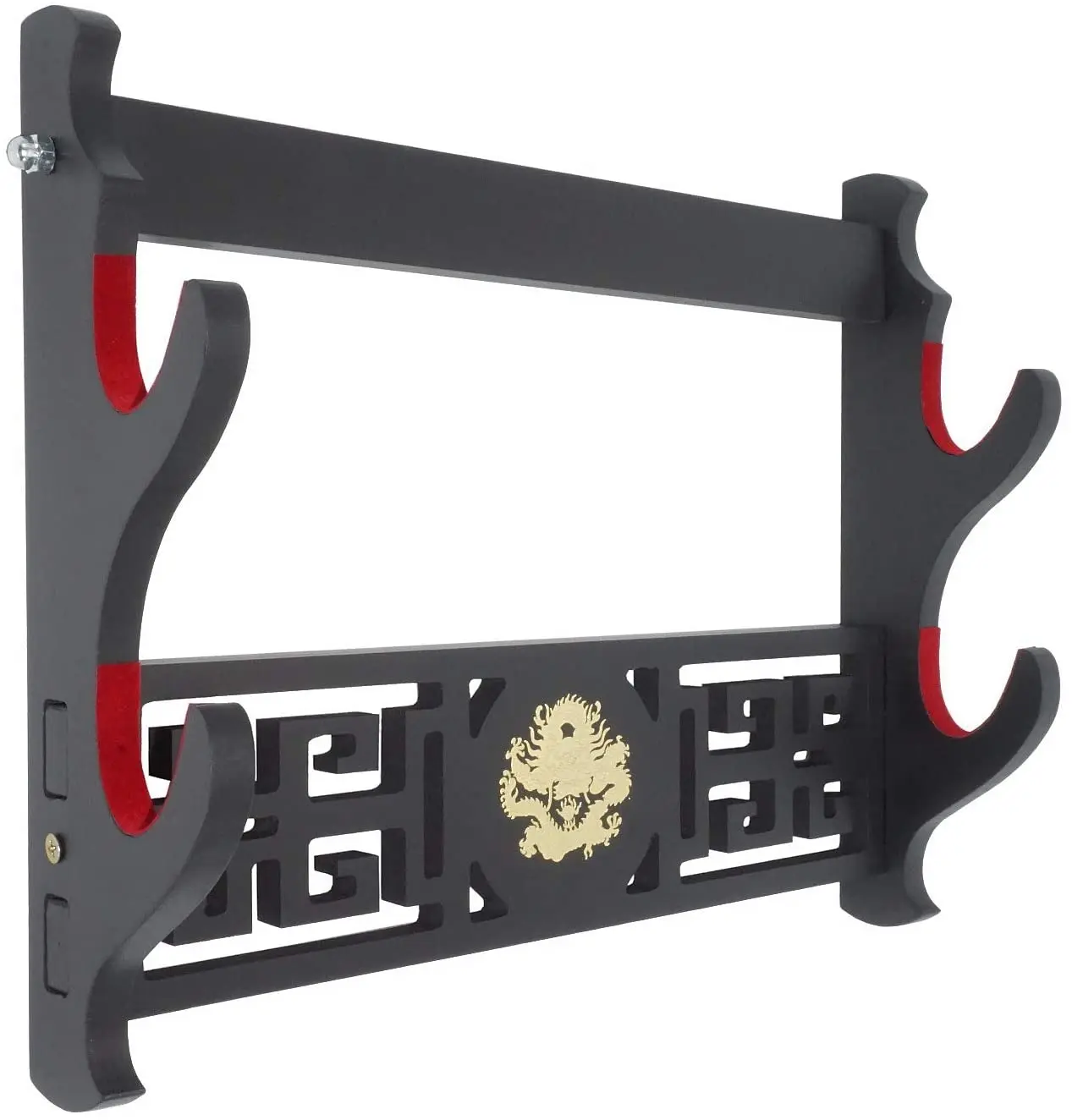 Dragon Sword Holder Wall Mount Velvet Padded Katana Stand Samurai Sword Holder Display Rack