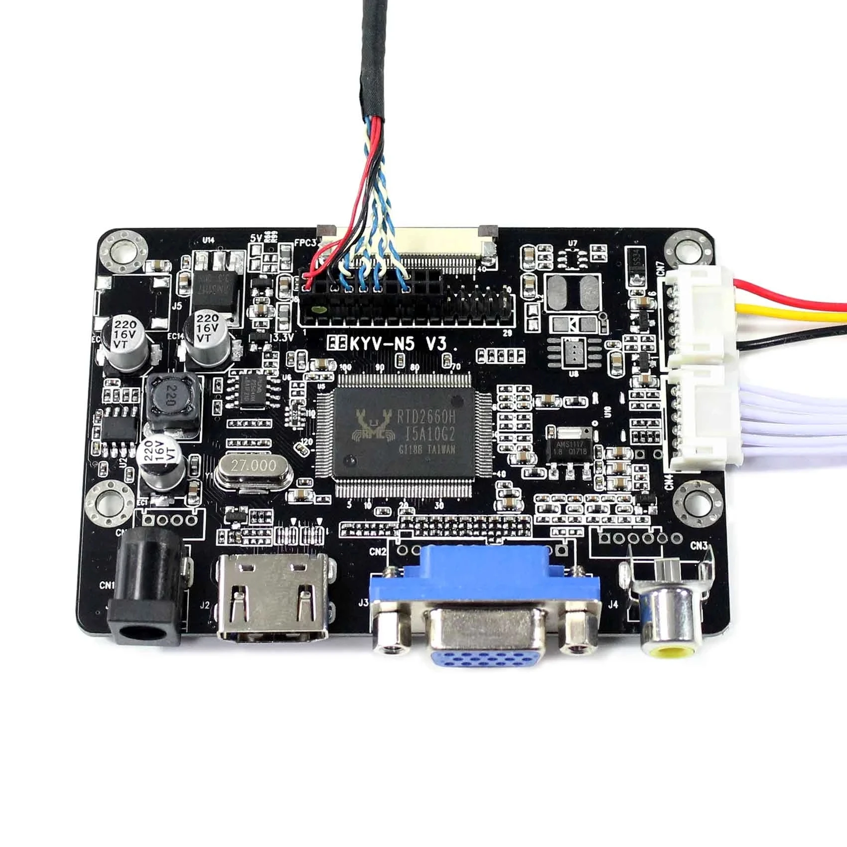 Imagem -05 - Painel do Painel de Exposição do Lcd com Dvi Vga Avoirdupois Lvds 40pin Módulo Ttl 1024x768 Ht10x21311 Ffs Ips 104 Dentro