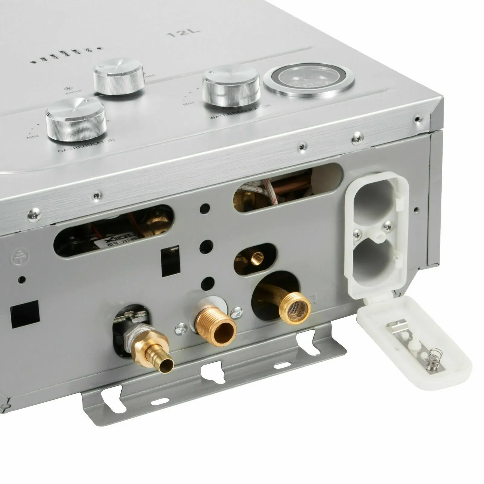 Imagem -05 - Aquecedor de Água Quente Gás Propano Lpg sob Demanda Tankless Aquecedor de Água Digital Casa Banheiro Cabeça de Chuveiro Aquecedor de Caldeira Instantânea Novo 18l