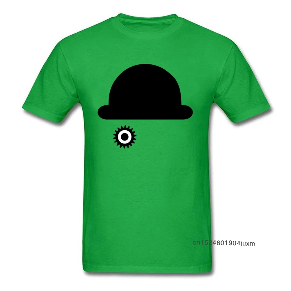 Black Hat T-shirt Crazy Men Tshirt Clockwork Orange Alexander Alex Logo Green T Shirts Cotton Simple Cartoon Print Tops Tees New