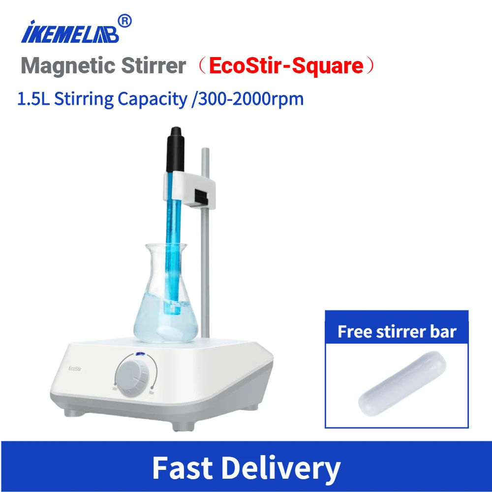 magnetic-stirrer-mixer-15l-square-work-plate-with-magnetic-stirrer-bar-ecostir-laboratory-stirrer