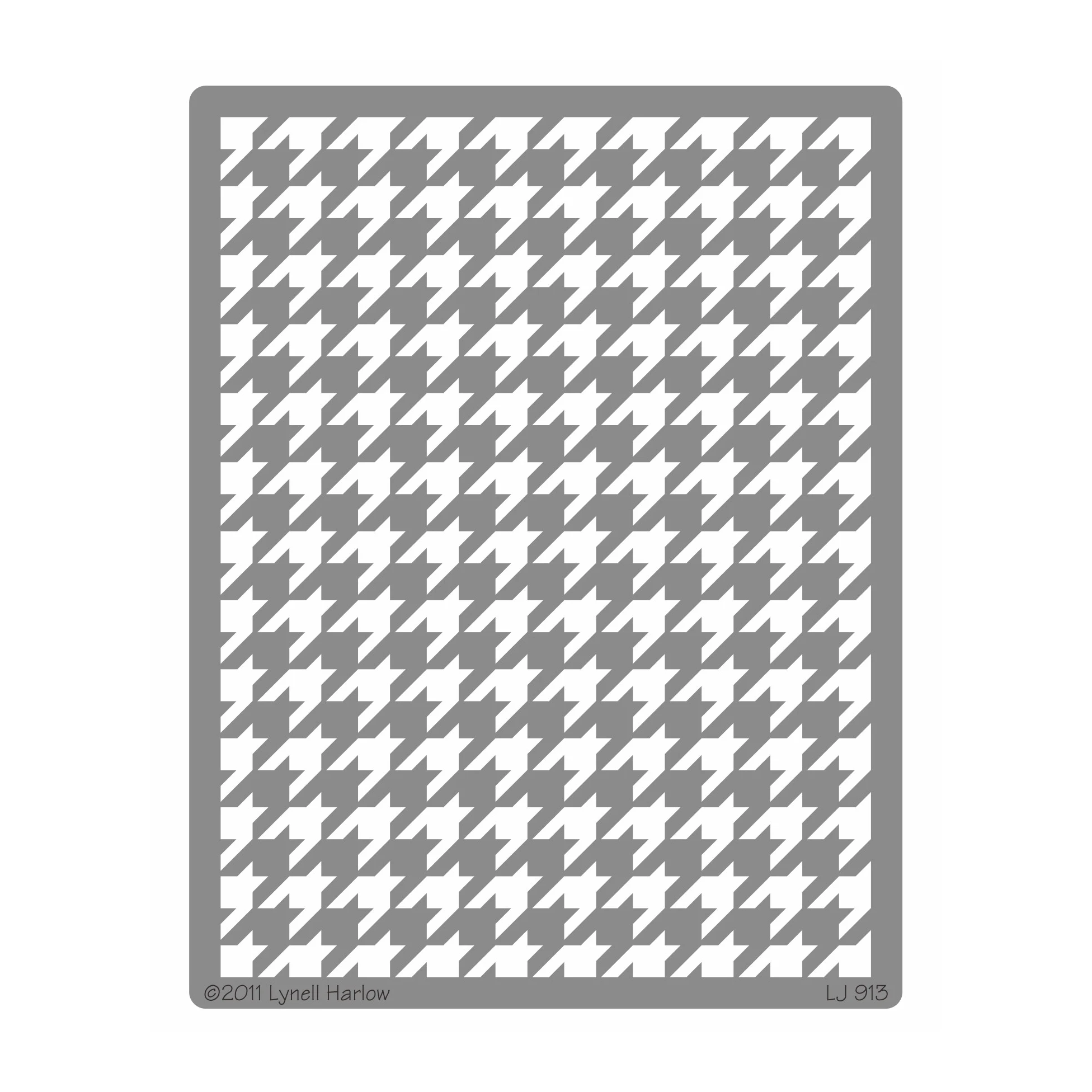 Embossing Dreamweaver Stencils LJ 913 Houndstooth