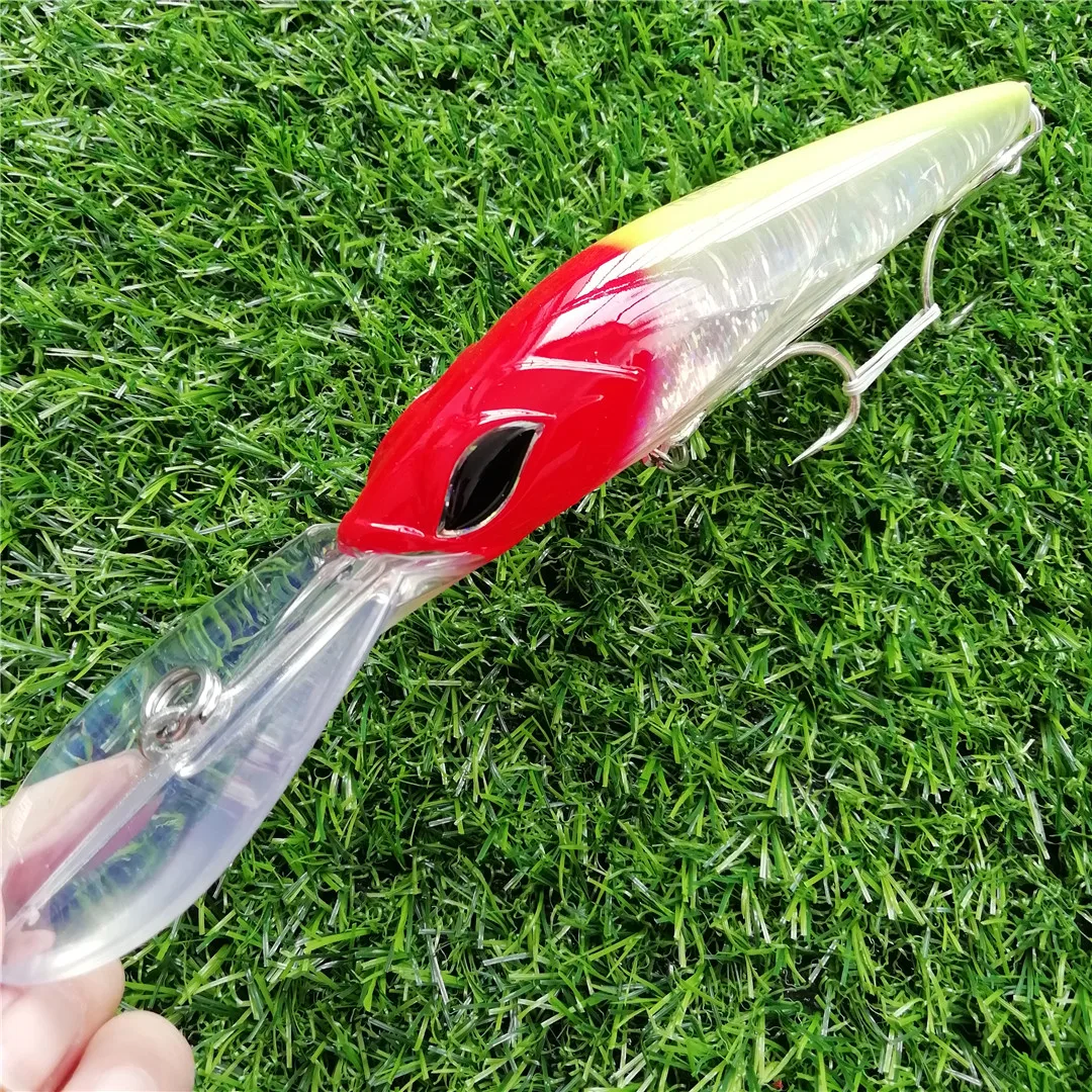18cm 90g Wobbler Angelköder Großer Crankbait Minnow Peche Bass Trolling Kunstköder Hecht Karpfen Köder Peche Angelzubehör – Detail 18