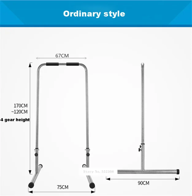 X-98 Multifunctional Home Pull Up Bar Device Indoor Fitness Training Equipment Horizontal Bar Adjustable Height For Adult Child