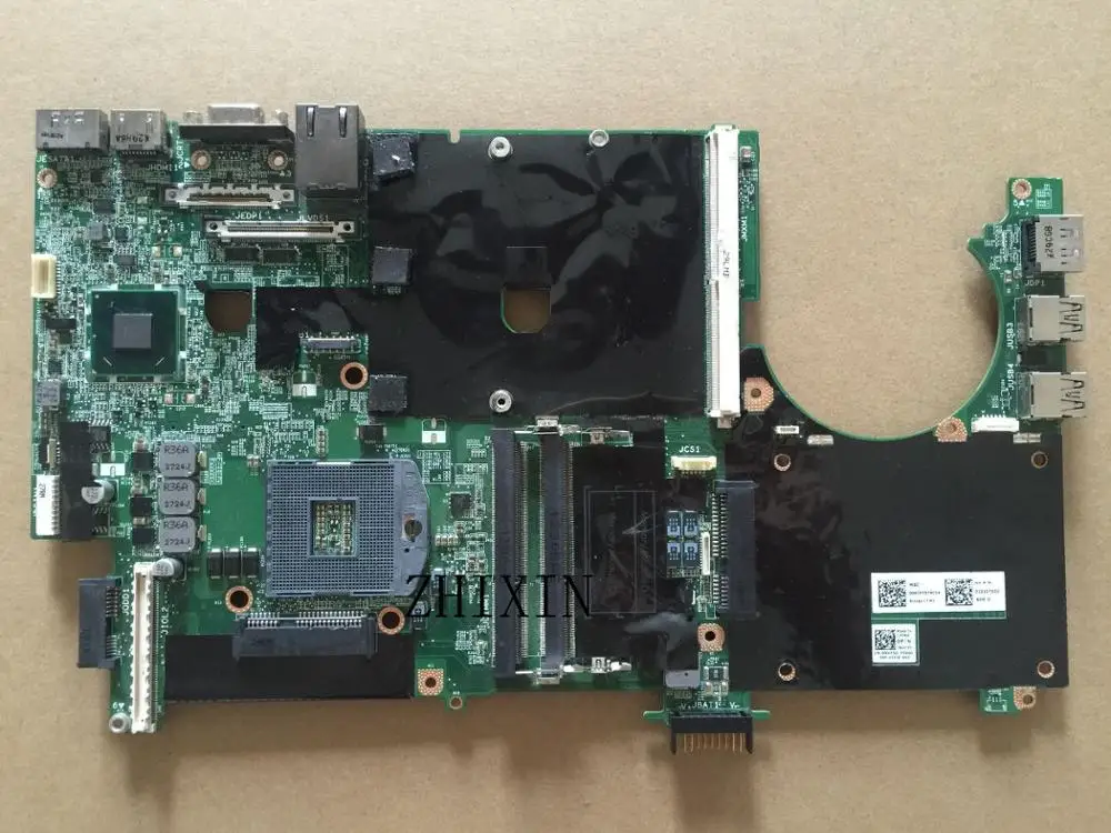 yourui CN-0NVY5D NVY5D FOR Dell Precision M6600 laptop motherboard QM67 mainboard NOETBOOK full test