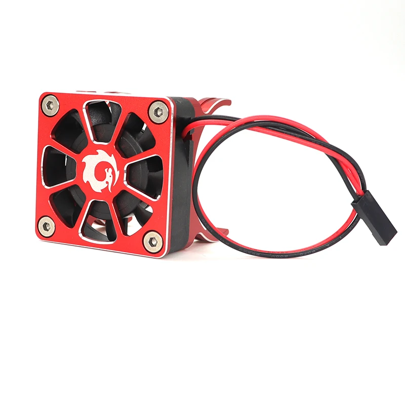 Cooling Fan With Brush Motor Radiator Cover Fashion Style Rc Model Acce For Trx-4 Scx10 Rc4wd Rc Car 3650 3660 540 550 Rc Part