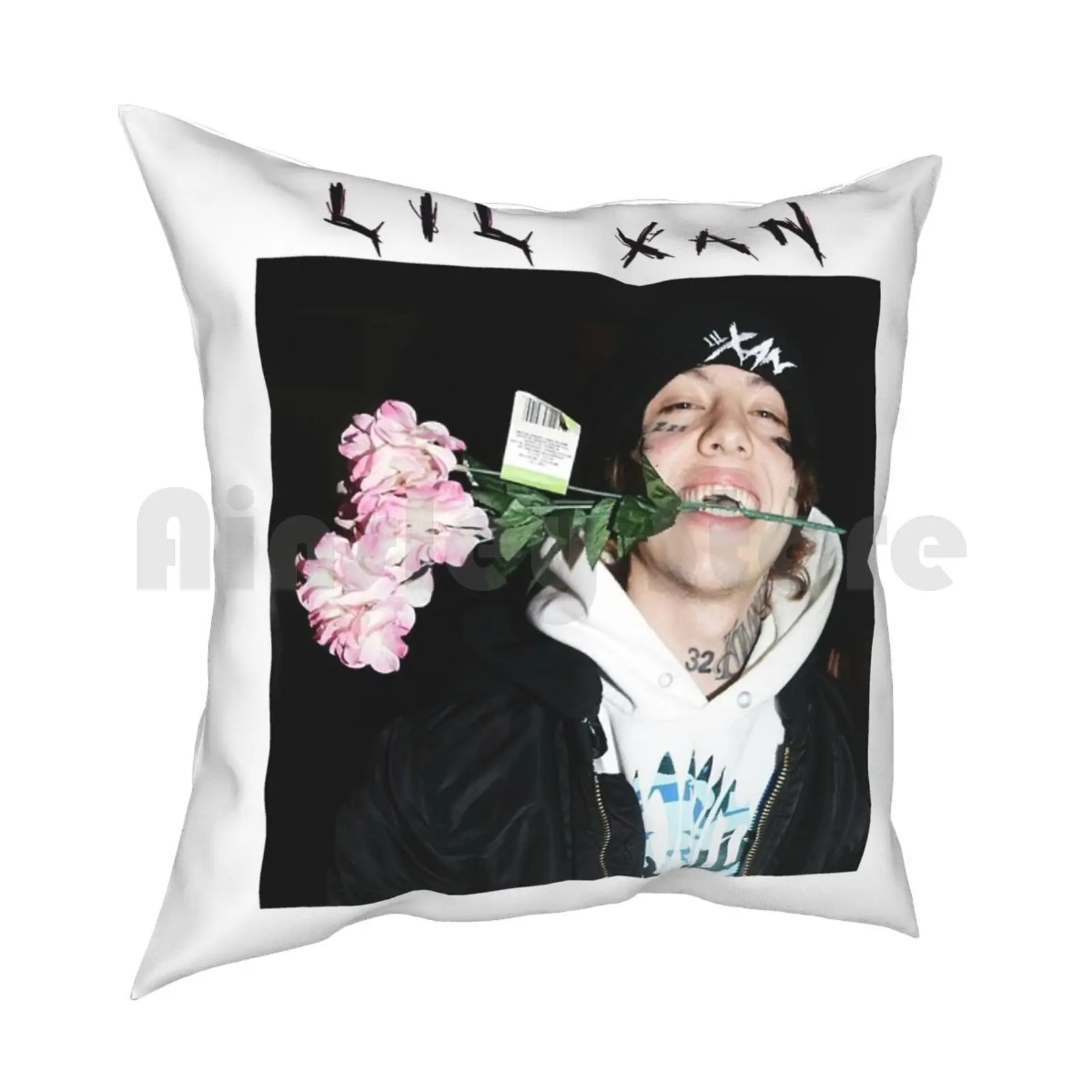 كيس وسادة ليل زان مطبوع للمنزل وسادة رمي ناعمة ليل زان شاناركي ساوند كلاود مغني الراب موسيقى ليل زان