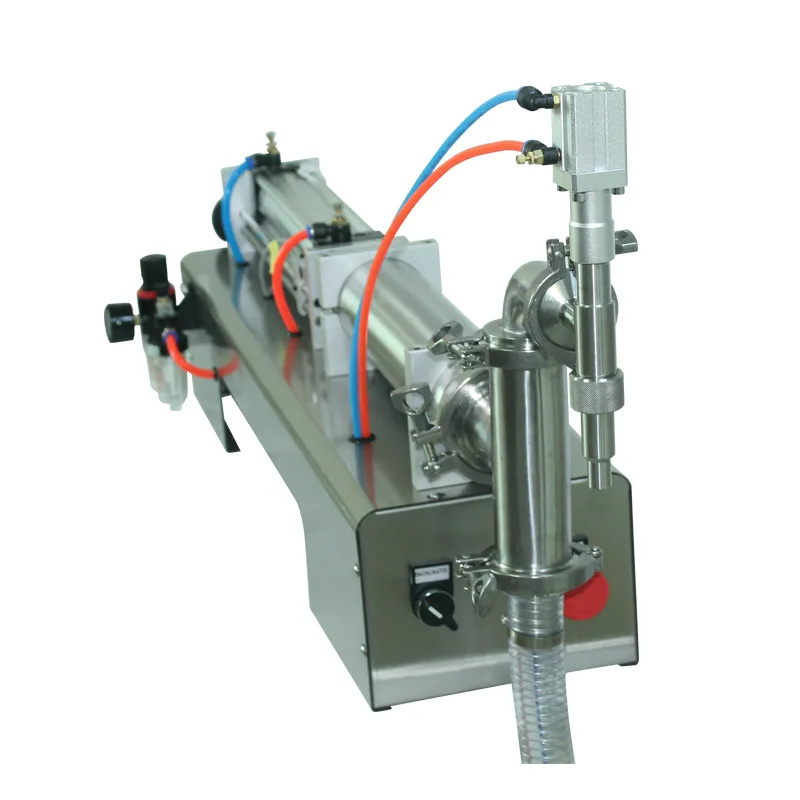 낙하 방지 충전 기계, 액체 물질 투여 필러, 공압 피스톤 보틀링 장비, 물 재포장 필러