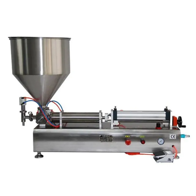 

Single Head Liquid Filling Machine G1WG-1000 For Vinegar Tomato Paste Sauce Ketchup Cream Butter Juice Oil Filler